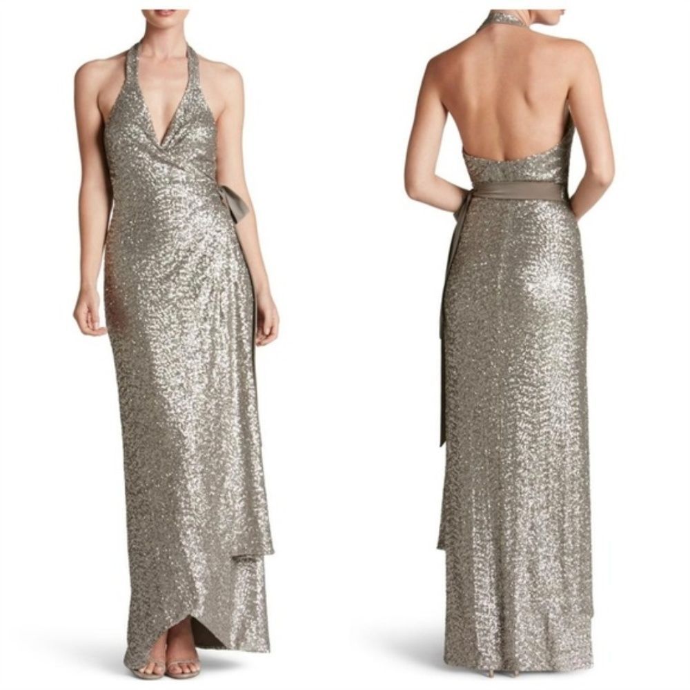 Dress the population Giselle Wrap Dress